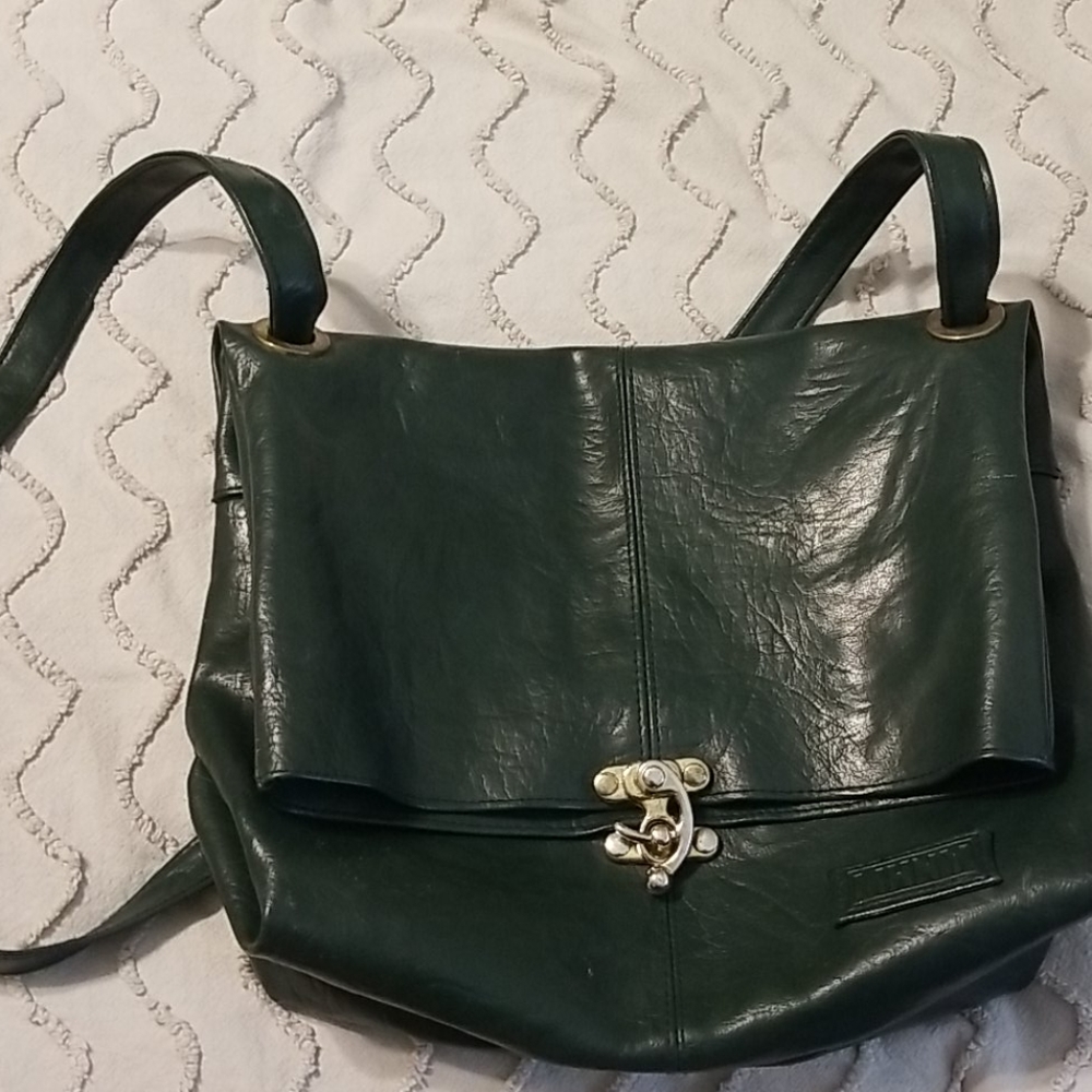 MHNY Green Leather Purse